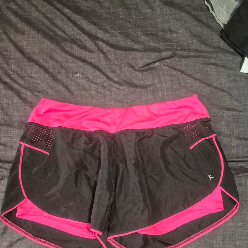Danskin Women's Pink and Black Shorts